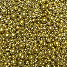Metallic Pearls Sprinkles Vintage Gold 75g - glutenvrij